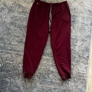 Figs Maroon Tenson Joggers XL